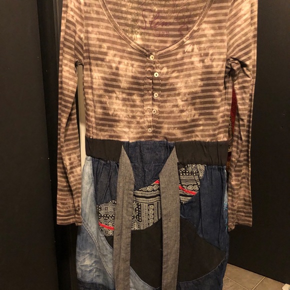 EUC Women’s Vintage DESIGUAL Patchwork Dress - Picture 2 of 13